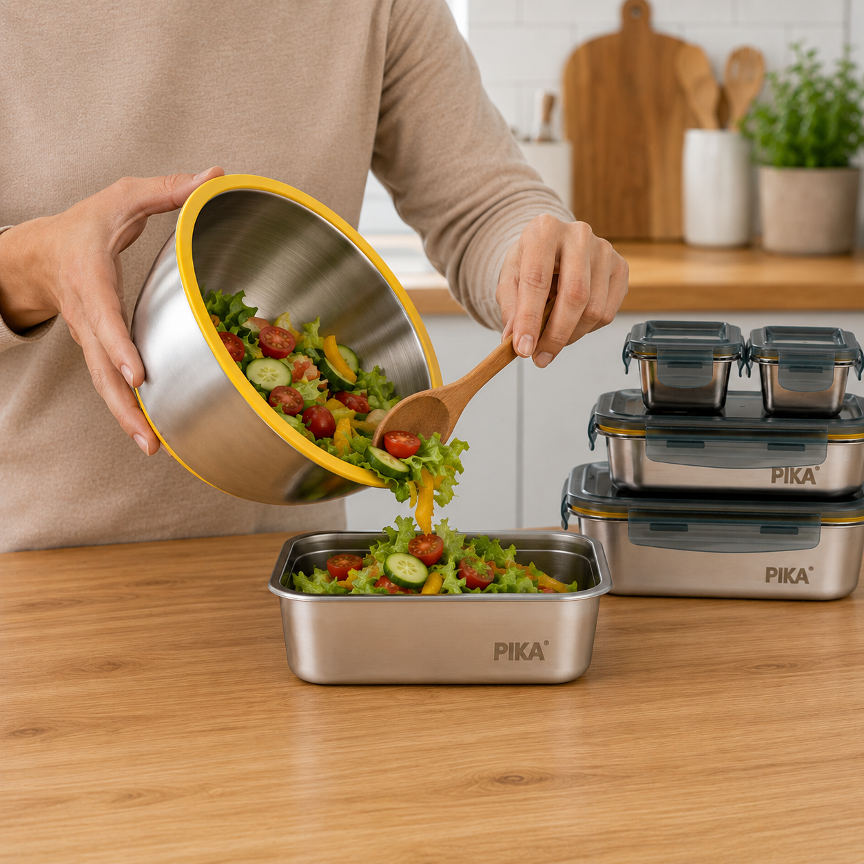 boite inox rectangulaire conservation